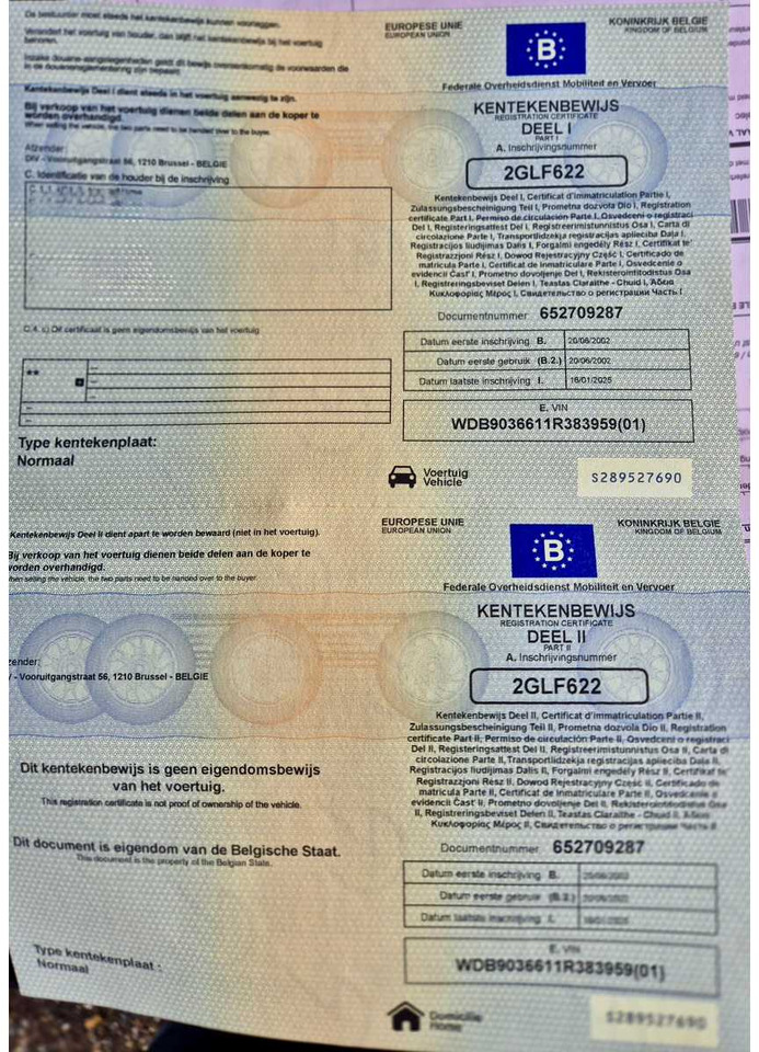 Varebil 2002 MERCEDES-BENZ SPRINTER: bilde 12 Varebil 2002 MERCEDES-BENZ SPRINTER: bilde 12