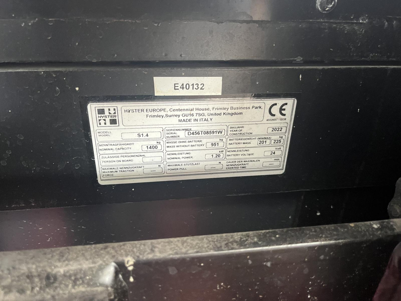 Hyster S1.4 - Stabler: bilde 5 Hyster S1.4 - Stabler: bilde 5