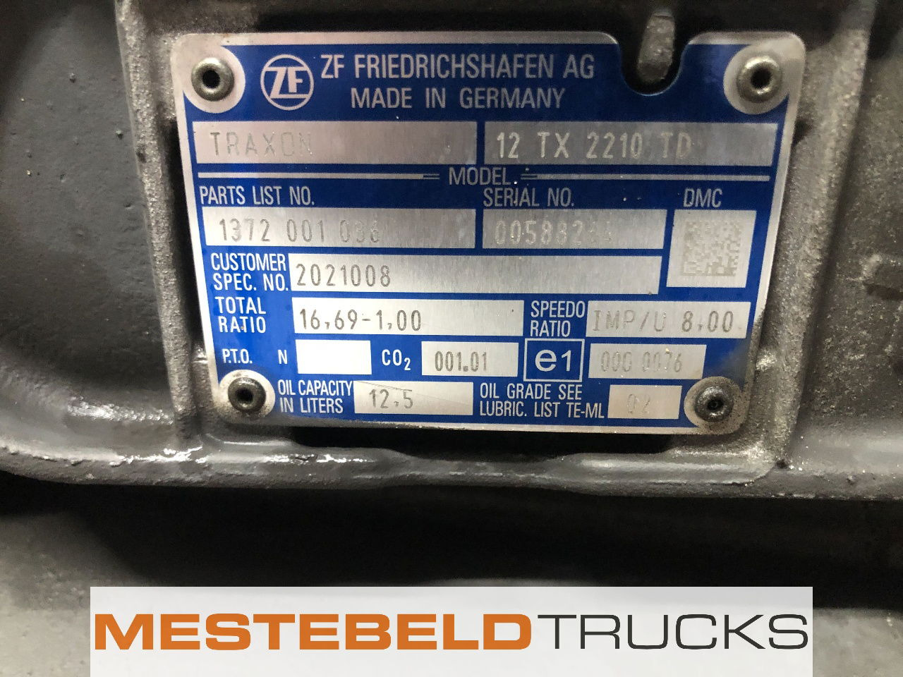 DAF Versnellingsbak 12 TX 2210 TD - Girkasse og deler for Lastebil: bilde 5 DAF Versnellingsbak 12 TX 2210 TD - Girkasse og deler for Lastebil: bilde 5