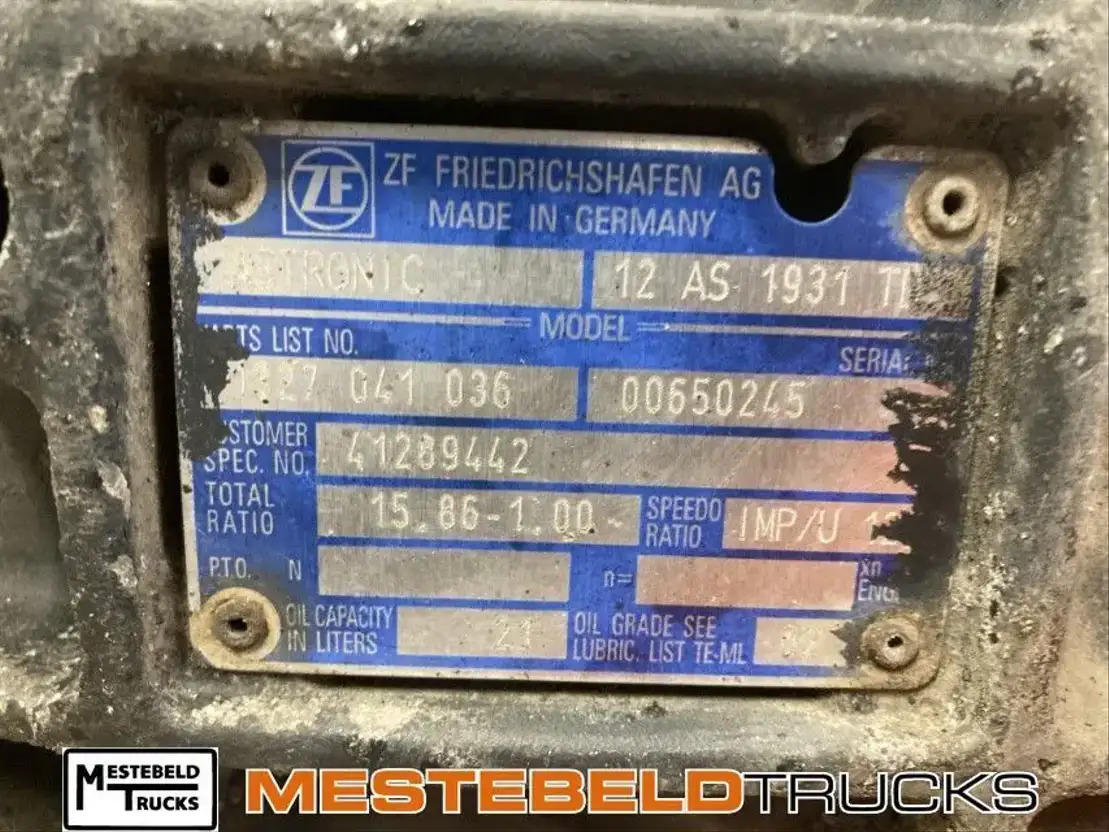 Iveco Versn bak Stralis - Girkasse og deler for Lastebil: bilde 4 Iveco Versn bak Stralis - Girkasse og deler for Lastebil: bilde 4