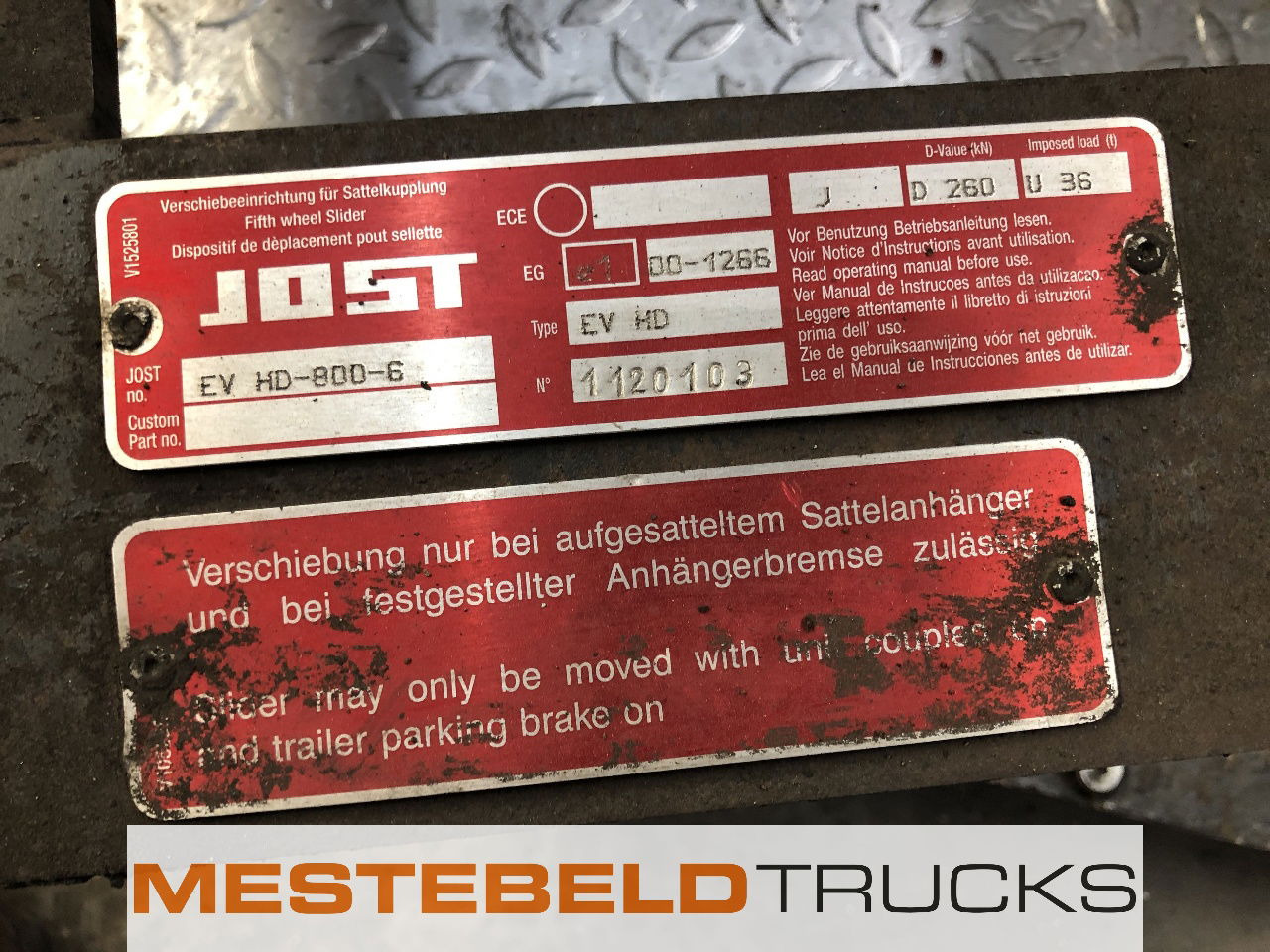 JOST Jost schuifschotel 3,5 inch - Ramme/ Chassis for Lastebil: bilde 3 JOST Jost schuifschotel 3,5 inch - Ramme/ Chassis for Lastebil: bilde 3