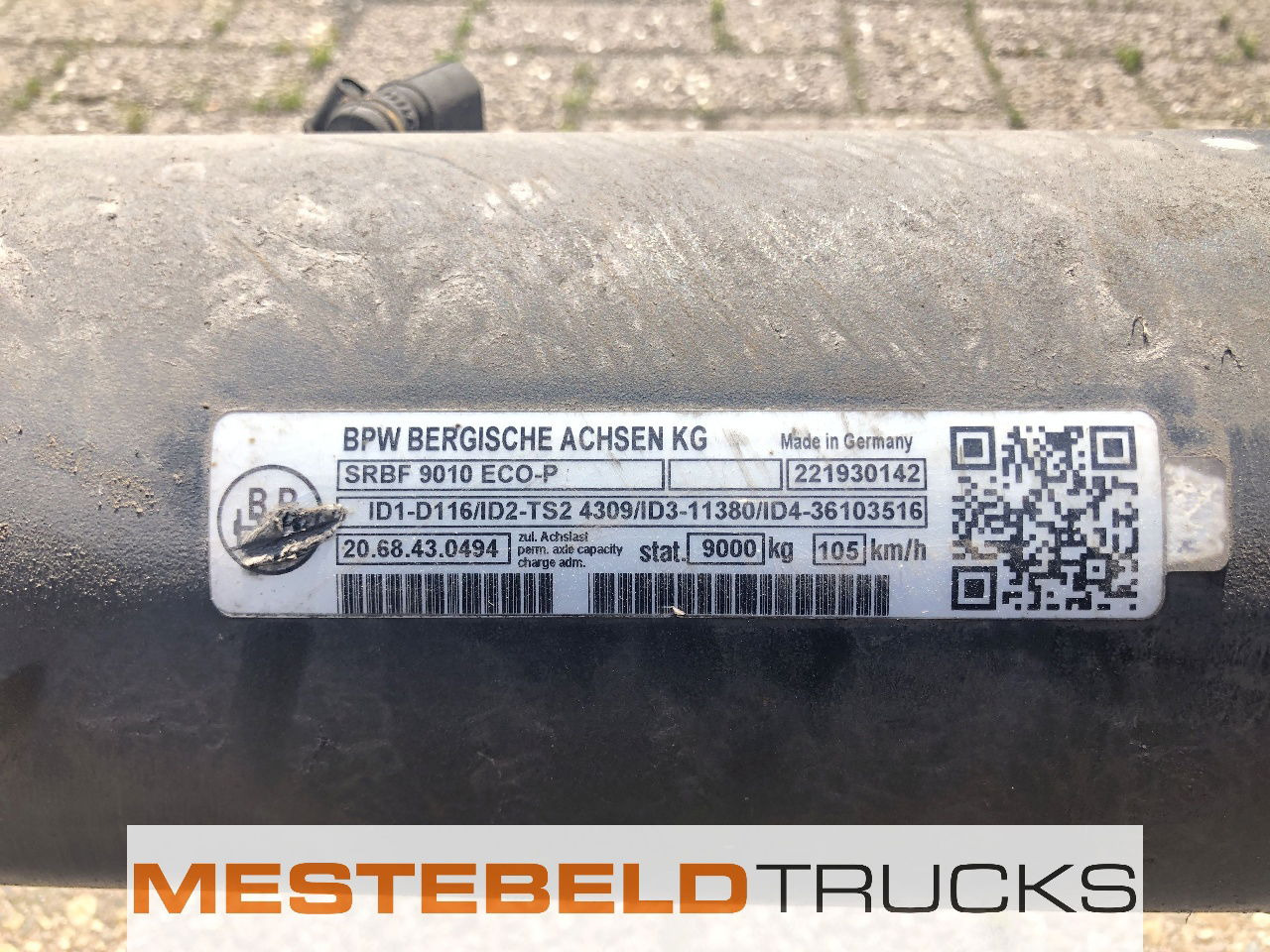 Kögel BPW Srbf 9010 ECO-P - Bakaksel for Lastebil: bilde 4 Kögel BPW Srbf 9010 ECO-P - Bakaksel for Lastebil: bilde 4