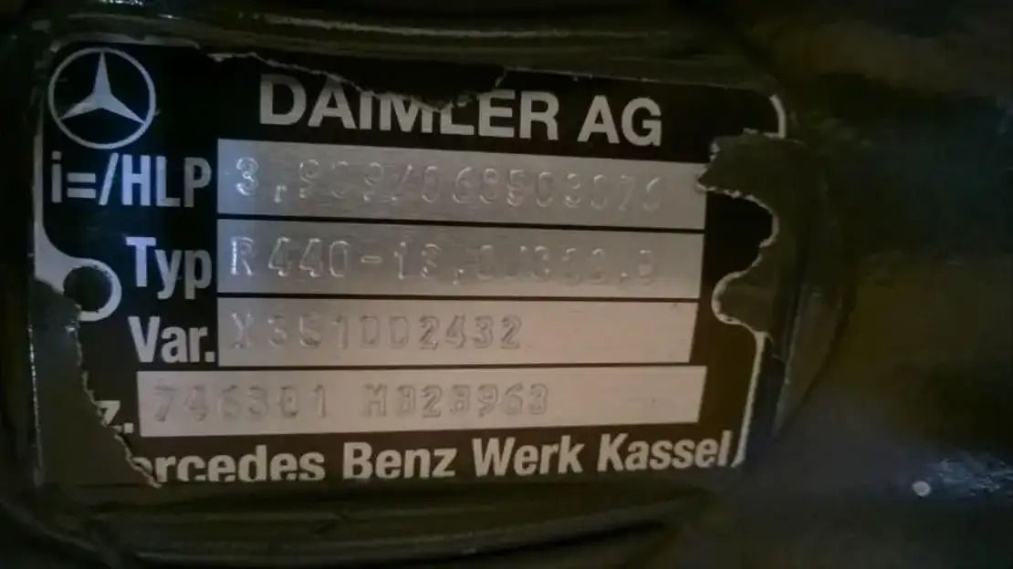 Mercedes-Benz Differentieel - Bakaksel for Lastebil: bilde 2 Mercedes-Benz Differentieel - Bakaksel for Lastebil: bilde 2