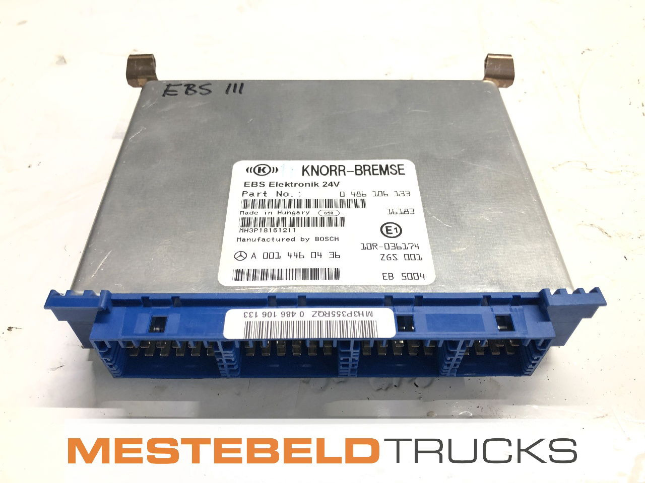 Mercedes-Benz EBS 3 unit Knorr - Elektrisk system for Lastebil: bilde 1 Mercedes-Benz EBS 3 unit Knorr - Elektrisk system for Lastebil: bilde 1