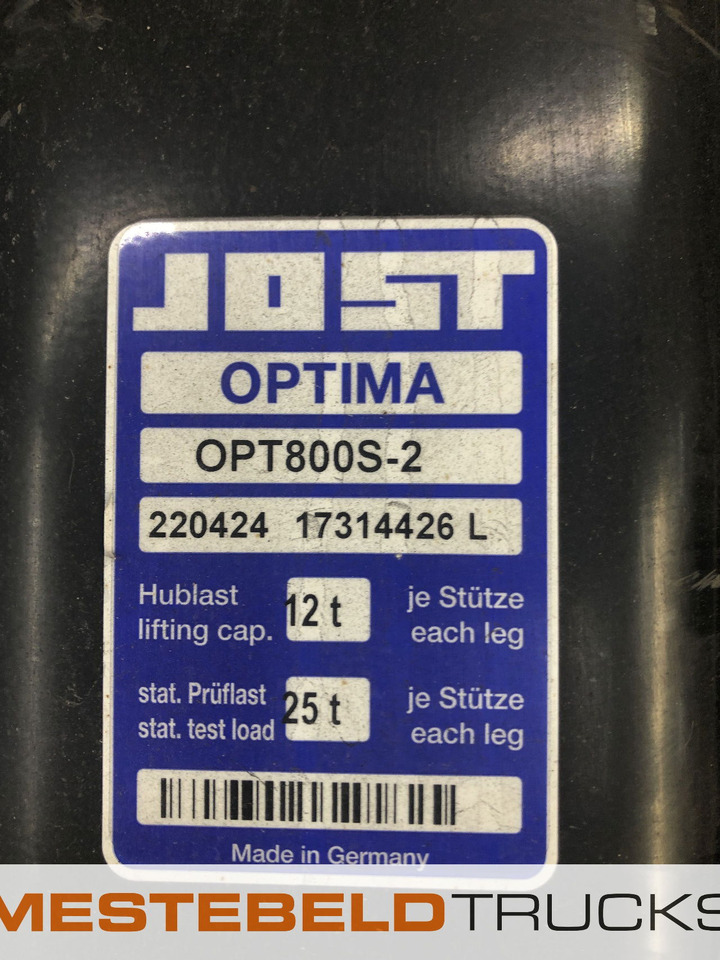 Trailor Set steunpoten Jost Opitma  - Ramme/ Chassis for Lastebil: bilde 2 Trailor Set steunpoten Jost Opitma  - Ramme/ Chassis for Lastebil: bilde 2