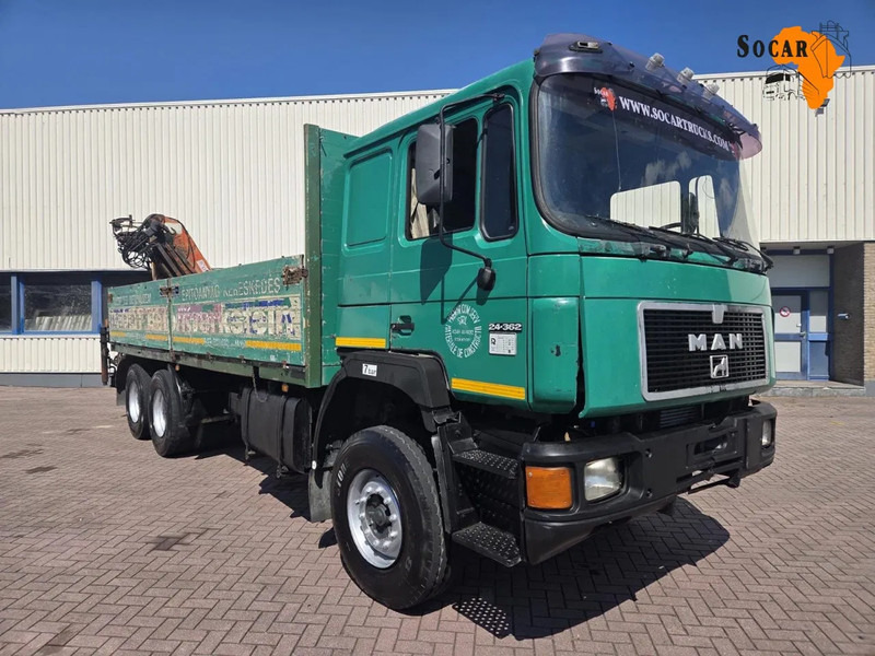 MAN 26.362 6x4 Full spring Euro 2 - Planbil, Kranbil: bilde 1 MAN 26.362 6x4 Full spring Euro 2 - Planbil, Kranbil: bilde 1
