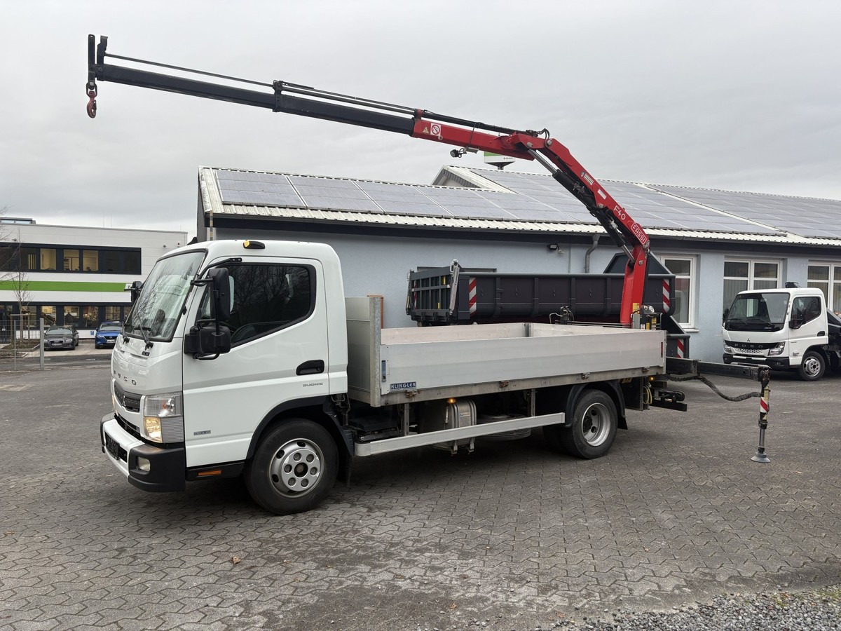 FUSO FUSO 9C18 Canter Pritsche 3.8m Kran 2x hydr. - Varebil med plan: bilde 1 FUSO FUSO 9C18 Canter Pritsche 3.8m Kran 2x hydr. - Varebil med plan: bilde 1