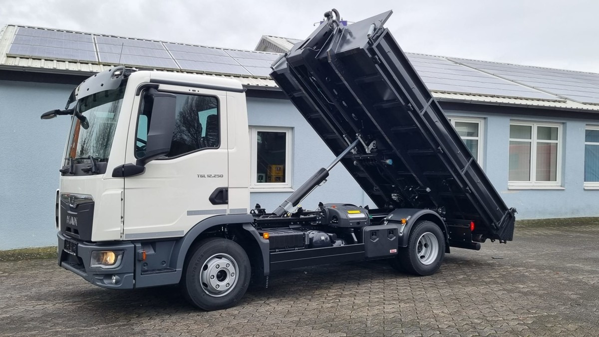 Krokbil MAN TGL 12.250 BL NEU City Abrollkipper Tipmatik: bilde 9