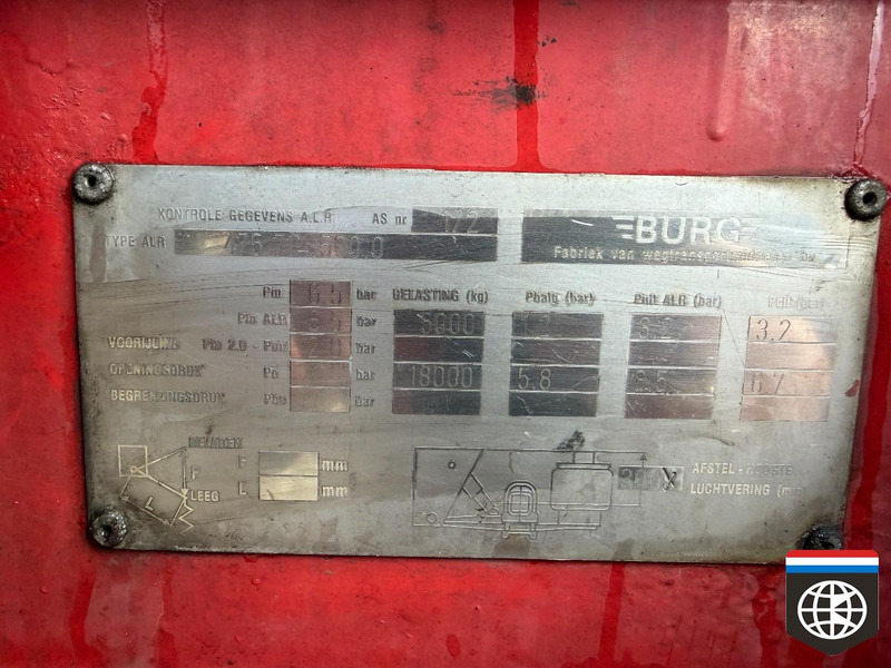 Kjølesemi Burg BPO 12-28 TRNXX TAIL LIFT - ALCOA - STEERING AXLE: bilde 17