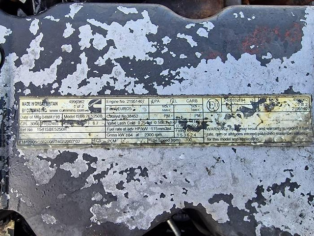 Cummins ISB6.7E5250B - Reservedeler: bilde 4 Cummins ISB6.7E5250B - Reservedeler: bilde 4
