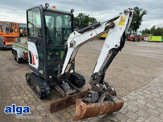Bobcat E19, Verstelllaufwerk, Greifer + Hammer, Löffel - Minigraver: bilde 1 Bobcat E19, Verstelllaufwerk, Greifer + Hammer, Löffel - Minigraver: bilde 1