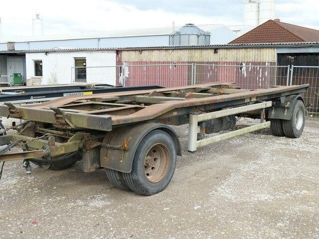 Huffermann HKA 18.70, Außenroller, Zwillingsreifen, BPW - Container-transport/ Vekselflak tilhenger: bilde 2 Huffermann HKA 18.70, Außenroller, Zwillingsreifen, BPW - Container-transport/ Vekselflak tilhenger: bilde 2