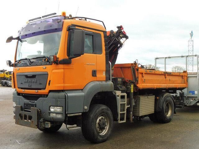MAN 18.360 TGS 4x4, Kran Palfinger PK8501, Funk, AHK - Tippbil: bilde 4 MAN 18.360 TGS 4x4, Kran Palfinger PK8501, Funk, AHK - Tippbil: bilde 4