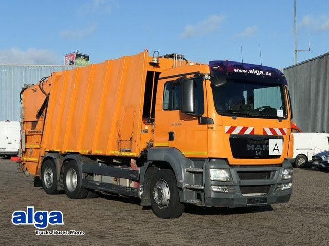 MAN 26.320 TGS BL 6x2, Faun, Vario Press, Zöller - Søppelbil: bilde 1 MAN 26.320 TGS BL 6x2, Faun, Vario Press, Zöller - Søppelbil: bilde 1
