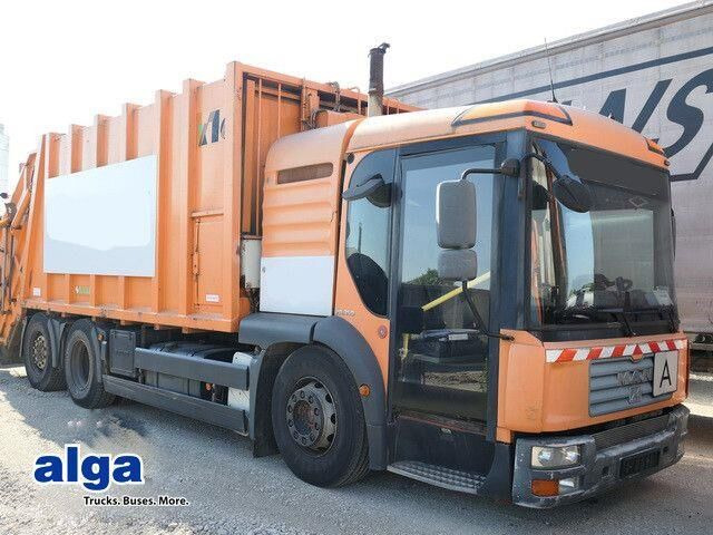 MAN 26.350 TGA/Haller 24 m³./Klima/4 Sitze - Søppelbil: bilde 1 MAN 26.350 TGA/Haller 24 m³./Klima/4 Sitze - Søppelbil: bilde 1
