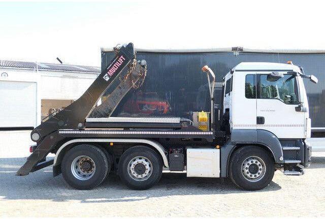 MAN 26.460 TGS 6x2, Hiab FTR18, Funk, Vorlauflenk,AC - Lastebil med kabelsystem: bilde 3 MAN 26.460 TGS 6x2, Hiab FTR18, Funk, Vorlauflenk,AC - Lastebil med kabelsystem: bilde 3