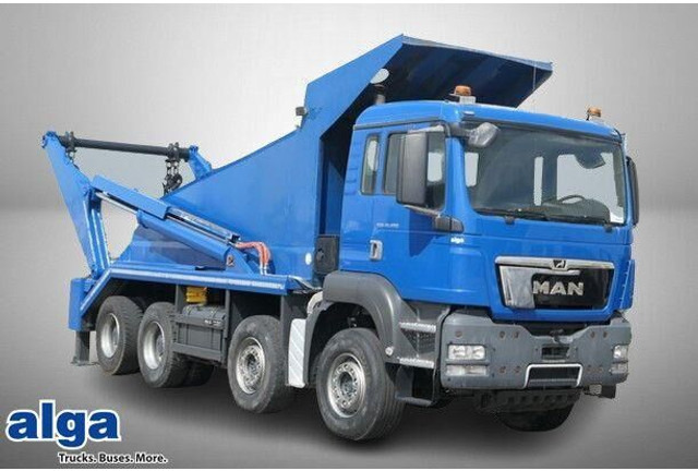 MAN 41.480 TGS 8x4, gr. Federpaket, 37tkm, 4-Achser - Liftdumper lastebil: bilde 1 MAN 41.480 TGS 8x4, gr. Federpaket, 37tkm, 4-Achser - Liftdumper lastebil: bilde 1