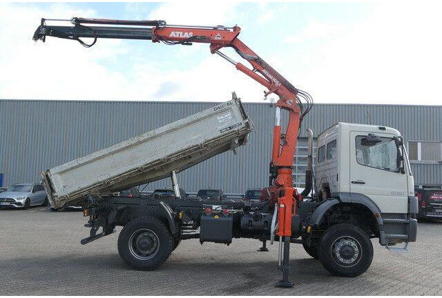 Mercedes-Benz 1828 Atego 4x4, Atlas AK 105.1, Funk, Hydr., AHK - Tippbil: bilde 2 Mercedes-Benz 1828 Atego 4x4, Atlas AK 105.1, Funk, Hydr., AHK - Tippbil: bilde 2