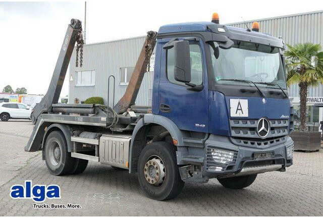 Mercedes-Benz 1832 K Arocs 4x2, Hiab SLT 140, teleskop., Klima - Lastebil med kabelsystem: bilde 1 Mercedes-Benz 1832 K Arocs 4x2, Hiab SLT 140, teleskop., Klima - Lastebil med kabelsystem: bilde 1