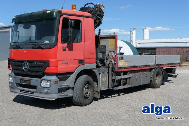 Mercedes-Benz 1844 L Actros 4x2, Hiab 144E-3, Funk, Voll-Luft - Planbil, Kranbil: bilde 1 Mercedes-Benz 1844 L Actros 4x2, Hiab 144E-3, Funk, Voll-Luft - Planbil, Kranbil: bilde 1