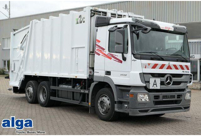 Mercedes-Benz 2532 L Actros 6x2, Medium X2EC23, Zöller 321 - Søppelbil: bilde 1 Mercedes-Benz 2532 L Actros 6x2, Medium X2EC23, Zöller 321 - Søppelbil: bilde 1