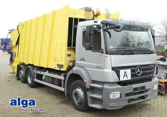 Mercedes-Benz 2533 L Axor 6x2,Faun,Variopress,Zöller-Schüttung - Søppelbil: bilde 1 Mercedes-Benz 2533 L Axor 6x2,Faun,Variopress,Zöller-Schüttung - Søppelbil: bilde 1