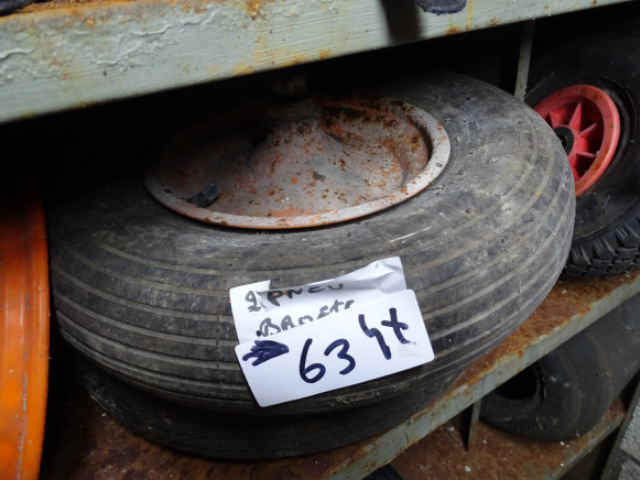 2 Roues de brouette, 2 Roues de diable, Jante plastique - Komplett hjul for Traktor: bilde 3 2 Roues de brouette, 2 Roues de diable, Jante plastique - Komplett hjul for Traktor: bilde 3