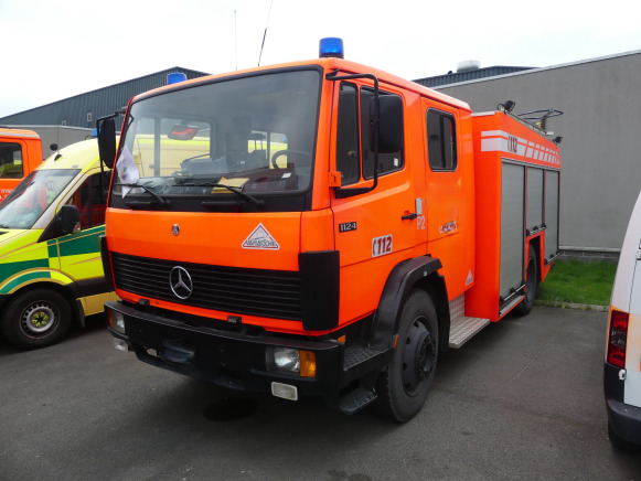 Camion de pompier Mercedes-Benz 1124F (1996-31.393 km) - Brannbil: bilde 1 Camion de pompier Mercedes-Benz 1124F (1996-31.393 km) - Brannbil: bilde 1