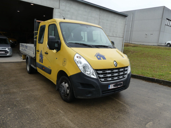 Camionnette plateau double cabine Renault Master DCI150 (2012-171.164 km-VIN:VF1MBH6F346533282) - Varebil med plan, Varebil med dobbelt førerhus: bilde 2 Camionnette plateau double cabine Renault Master DCI150 (2012-171.164 km-VIN:VF1MBH6F346533282) - Varebil med plan, Varebil med dobbelt førerhus: bilde 2