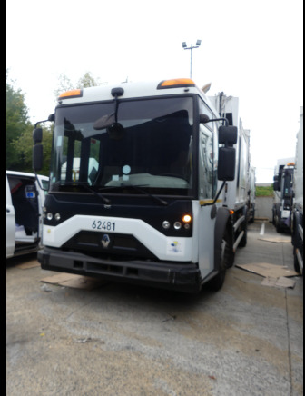 REF:62481 - Camion poubelle Renault Access (2014-281.264 km) (VIN: SEG1930BL5BD17884) - Søppelbil: bilde 1 REF:62481 - Camion poubelle Renault Access (2014-281.264 km) (VIN: SEG1930BL5BD17884) - Søppelbil: bilde 1