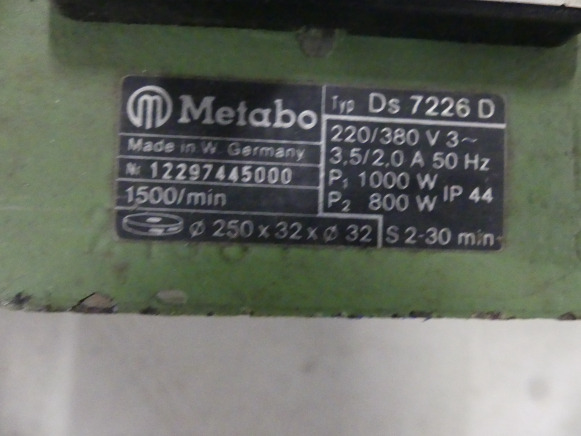 Touret à meuler double tété Métabo DS 7226D, Table de travail pliante Black&Decker (9714-040) - Metallbearbeidingsmaskin: bilde 3 Touret à meuler double tété Métabo DS 7226D, Table de travail pliante Black&Decker (9714-040) - Metallbearbeidingsmaskin: bilde 3