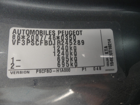 Personenbil Voiture (saisie sur voirie) (1.735km) Peugeot 108 Style 5 portes(Vin:VF3PSCFBDJR245289): bilde 15