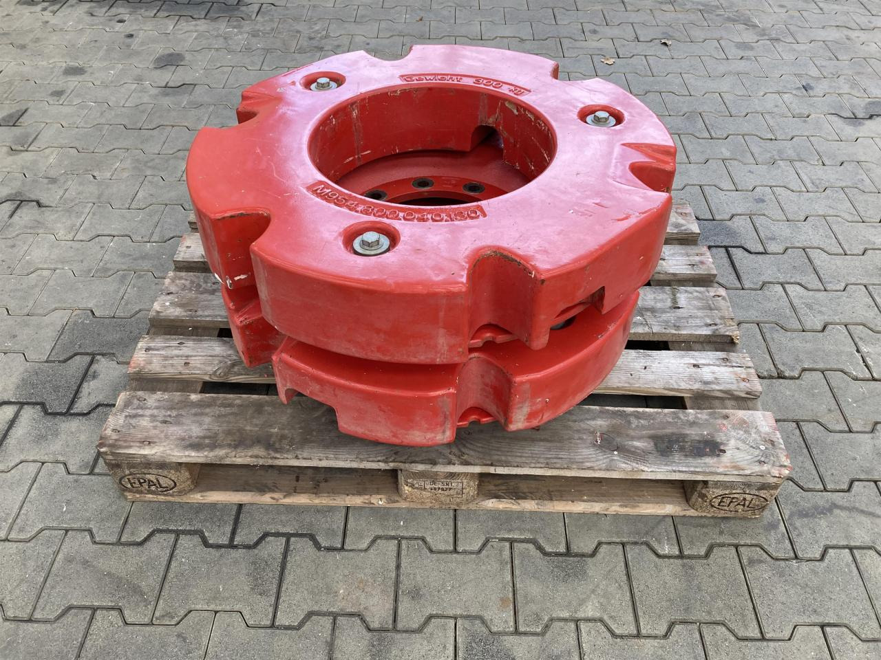 Fendt 2x 300 kg - Motvekt: bilde 1 Fendt 2x 300 kg - Motvekt: bilde 1