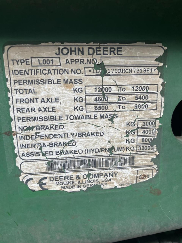 Traktor John Deere 6170R: bilde 9