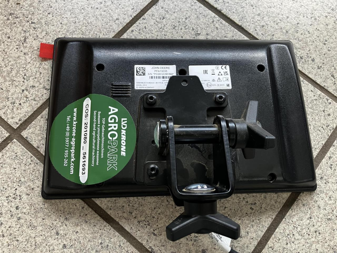 John Deere G5 Plus Zusatzdisplay - Navigasjonssystem for Landbruksteknikk: bilde 2 John Deere G5 Plus Zusatzdisplay - Navigasjonssystem for Landbruksteknikk: bilde 2