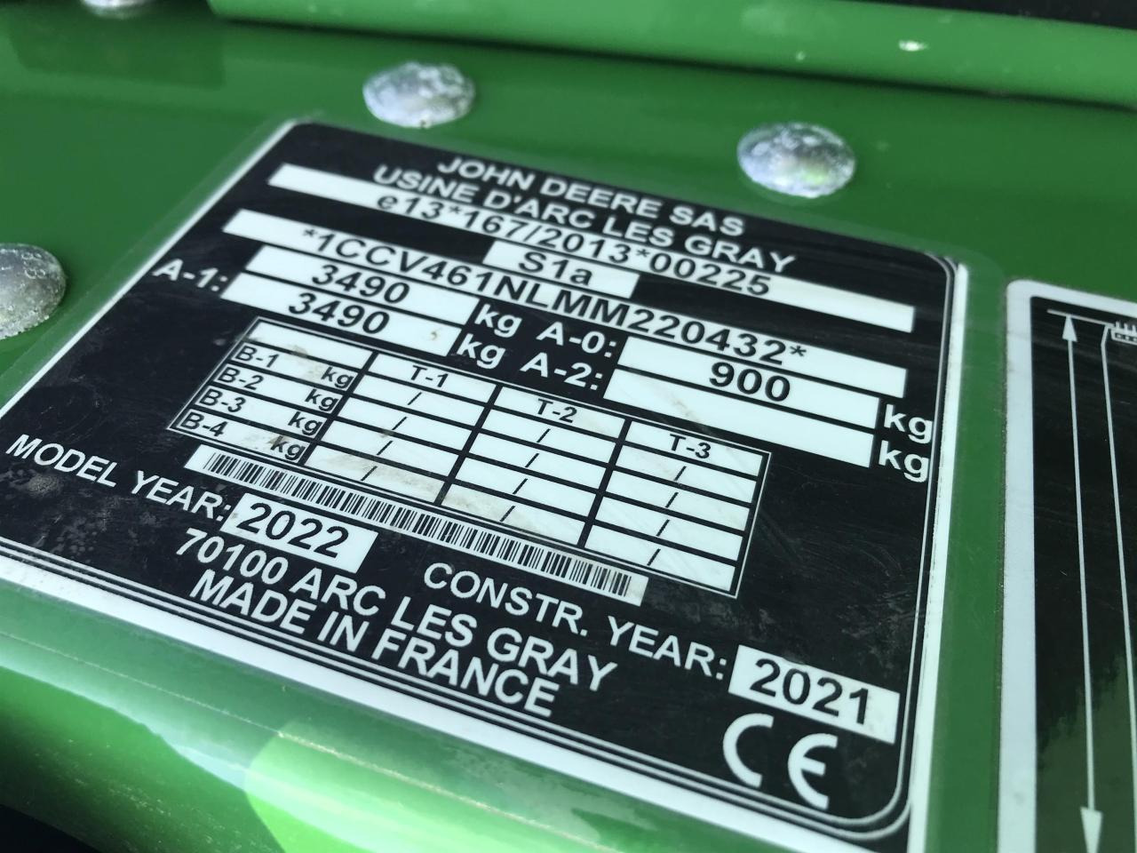 Rundballepresse John Deere V461M: bilde 11
