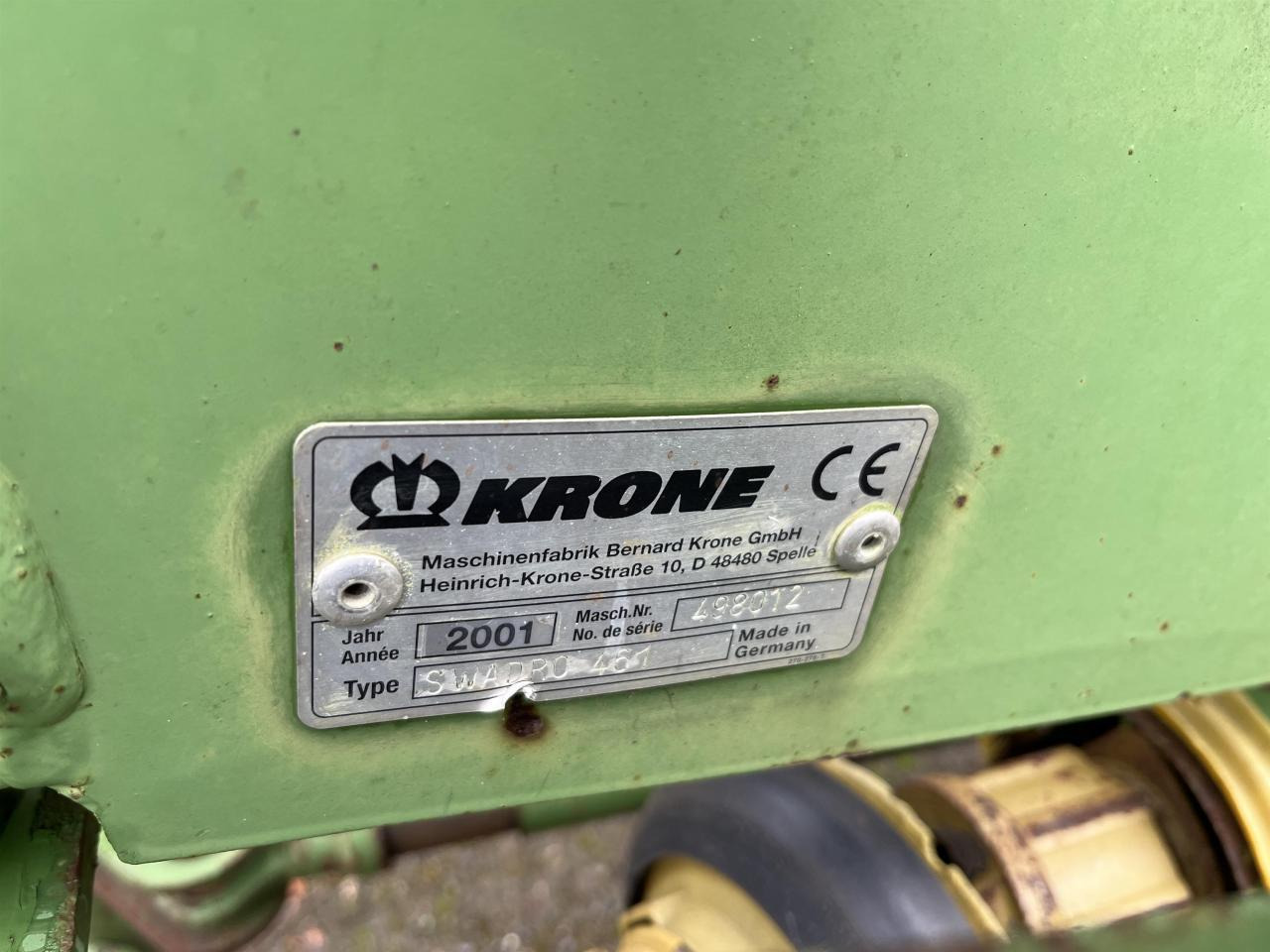 Krone SWADRO 461 - Høyvender: bilde 4 Krone SWADRO 461 - Høyvender: bilde 4