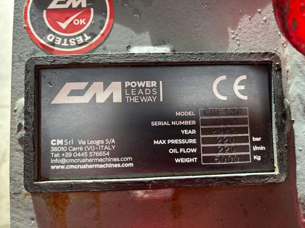 CM Crusher CBF 120 Crusher Bucket - USED - Skuffe for Bygg og anlegg: bilde 3 CM Crusher CBF 120 Crusher Bucket - USED - Skuffe for Bygg og anlegg: bilde 3