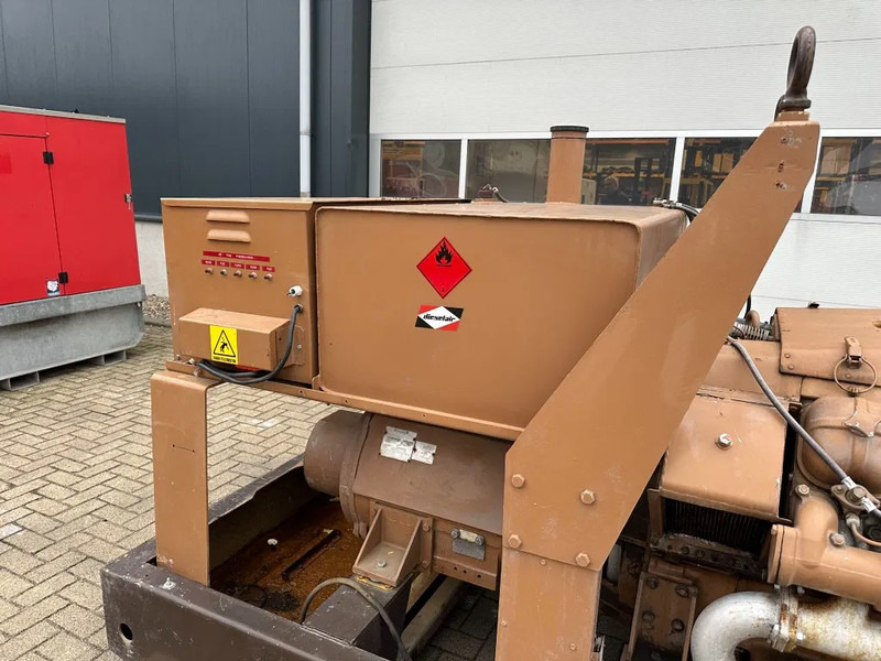Elektrisk generator Alsthom V102 unelec 140 kVA generatorset ex Emergency Noodstroom Aggregaat: bilde 14