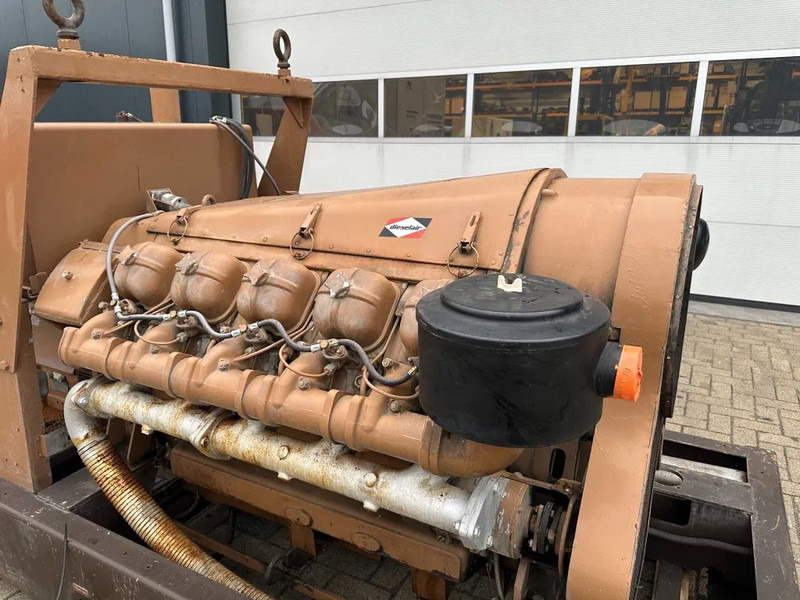 Elektrisk generator Alsthom V102 unelec 140 kVA generatorset ex Emergency Noodstroom Aggregaat: bilde 12