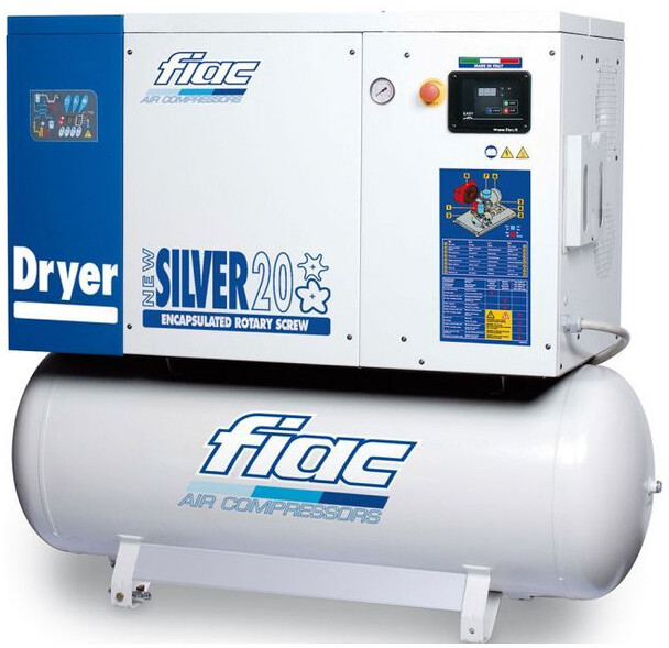 Fiac Lijst High Quality Silent Schroefcompressoren met luchtdroger en ketel - Luftkompressor: bilde 1 Fiac Lijst High Quality Silent Schroefcompressoren met luchtdroger en ketel - Luftkompressor: bilde 1