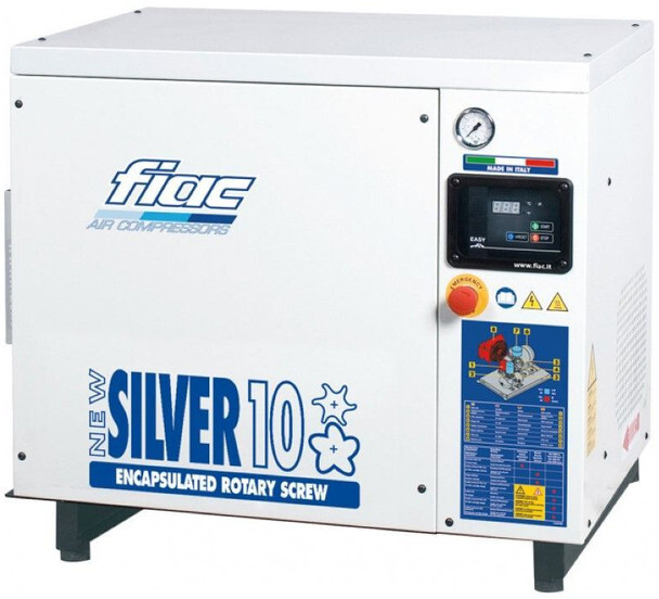 Fiac New Silver 10 Silent 7.5 kW 860 L / min 10 bar Elektrische Schroefcompressor - Luftkompressor: bilde 1 Fiac New Silver 10 Silent 7.5 kW 860 L / min 10 bar Elektrische Schroefcompressor - Luftkompressor: bilde 1