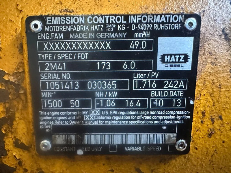Hatz 2M41 Stamford 20 kVA generatorset - Elektrisk generator: bilde 3 Hatz 2M41 Stamford 20 kVA generatorset - Elektrisk generator: bilde 3