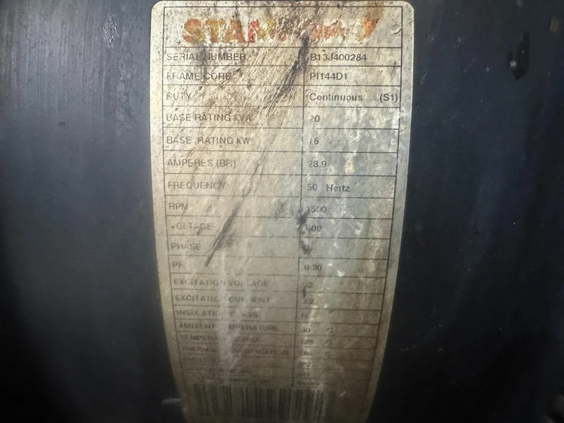 Hatz 2M41 Stamford 20 kVA generatorset - Elektrisk generator: bilde 5 Hatz 2M41 Stamford 20 kVA generatorset - Elektrisk generator: bilde 5