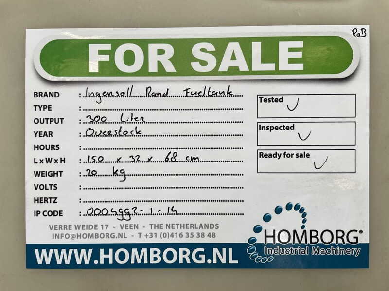 Lagringstank Ingersoll Rand Dieseltank: bilde 10 Lagringstank Ingersoll Rand Dieseltank: bilde 10