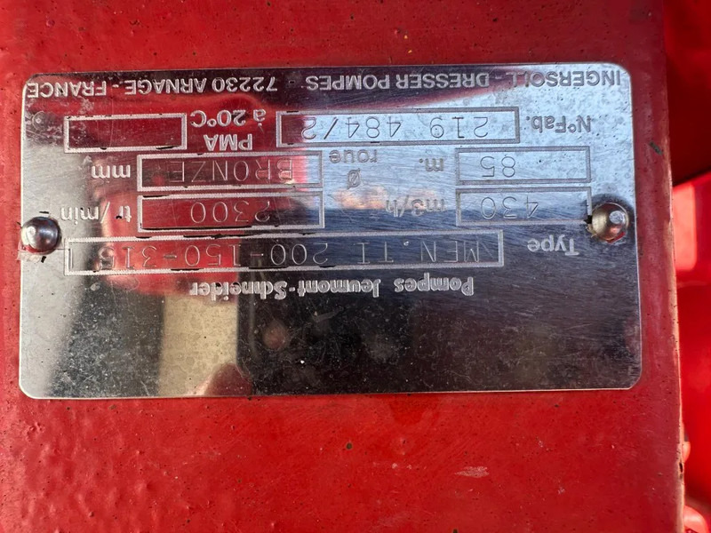 Iveco 8361 SRI 10.00 Ingersoll Dresser Waterpomp as New ! 430 m3 / h 9.5 Bar - Vannpumpe: bilde 5 Iveco 8361 SRI 10.00 Ingersoll Dresser Waterpomp as New ! 430 m3 / h 9.5 Bar - Vannpumpe: bilde 5