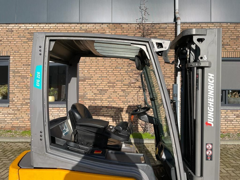El-truck Jungheinrich EFG 216 Elektra 1.6 ton Triplex Freelift Sideshift Elektra Heftruck: bilde 20