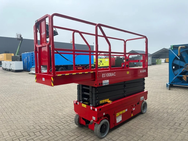 Ny Sakselift MAGNI ES1008 AC Elektra Schaarhoogwerker 10 meter werkhoogte NEW: bilde 10