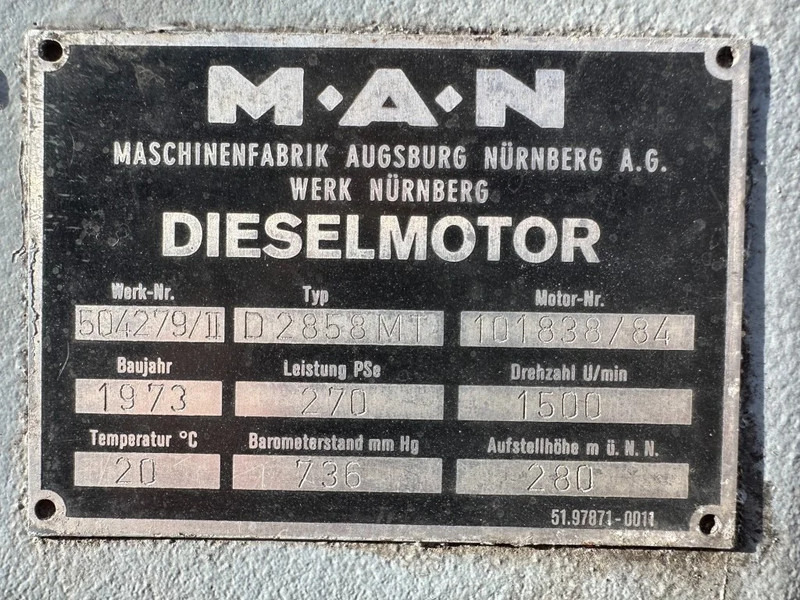 MAN D 2858 MT AvK 250 kVA Noodstroom generatorset ex Emergency - Elektrisk generator: bilde 4 MAN D 2858 MT AvK 250 kVA Noodstroom generatorset ex Emergency - Elektrisk generator: bilde 4