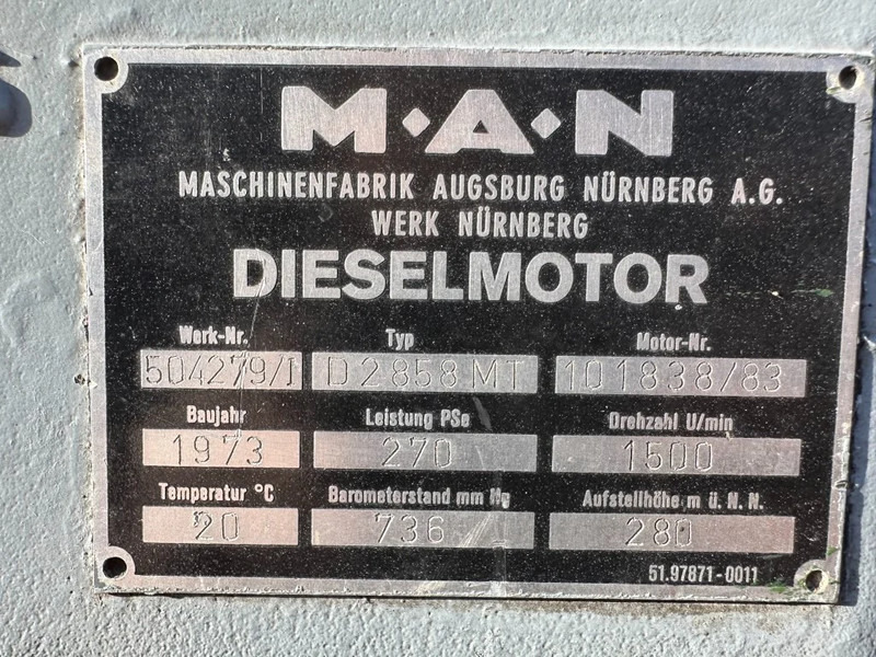 MAN D2858 MT AvK 250 kVA Noodstroom generatorset ex Emergency - Elektrisk generator: bilde 4 MAN D2858 MT AvK 250 kVA Noodstroom generatorset ex Emergency - Elektrisk generator: bilde 4